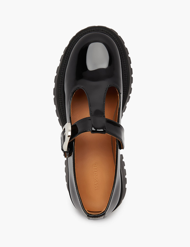 Черные женские туфли Мэри Джейн MASCOTTE 234-123516-3701M | ракурс 6