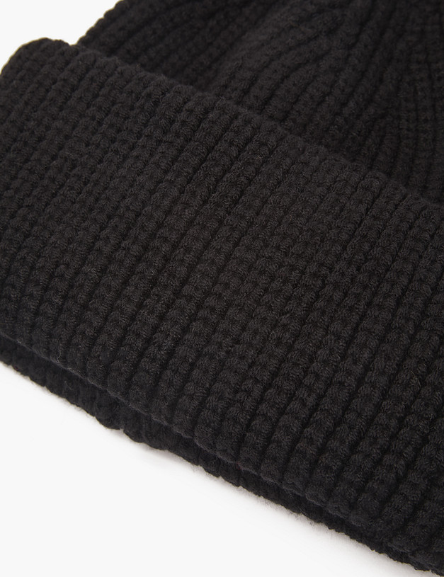 Черная детская шапка-бини MASCOTTE 781-3244-2402 | ракурс 4