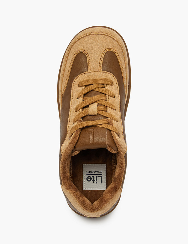 Коричневые женские кеды MASCOTTE 234-527321-0609 | ракурс 4