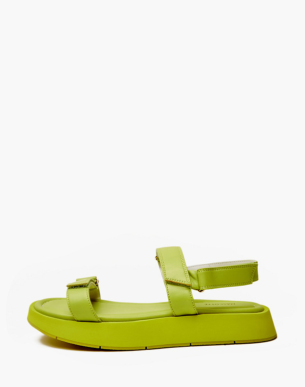 172-4126212-6547M Туфли летние женские нат.кожа/нат.кожа зелен, Mascotte