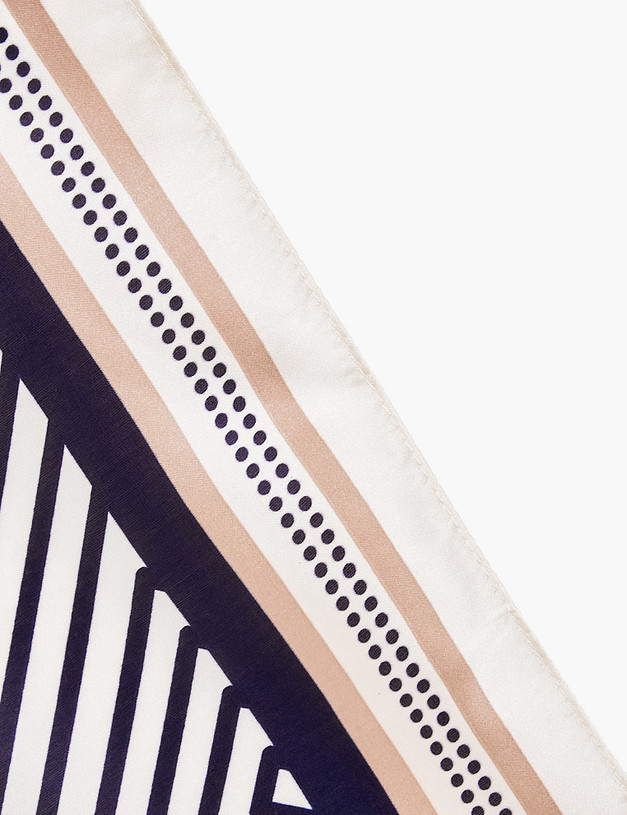 Женский платок с геометрическим принтом MASCOTTE 766-6112-2401 | ракурс 4