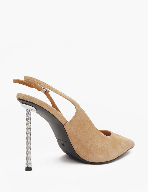 Бежевые женские туфли MASCOTTE 58-514111-3618M | ракурс 4