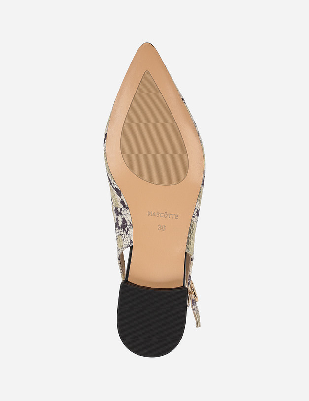 Серые женские туфли MASCOTTE 100-1103915-5107M | ракурс 6