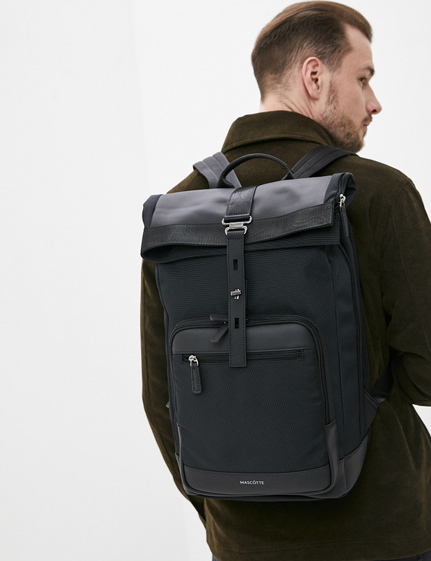 Черный мужской рюкзак MASCOTTE 604-1141-202 | ракурс 1