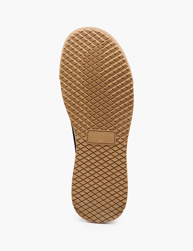 Синие мужские кеды из нубука MASCOTTE 58-3170522-3323M | ракурс 5