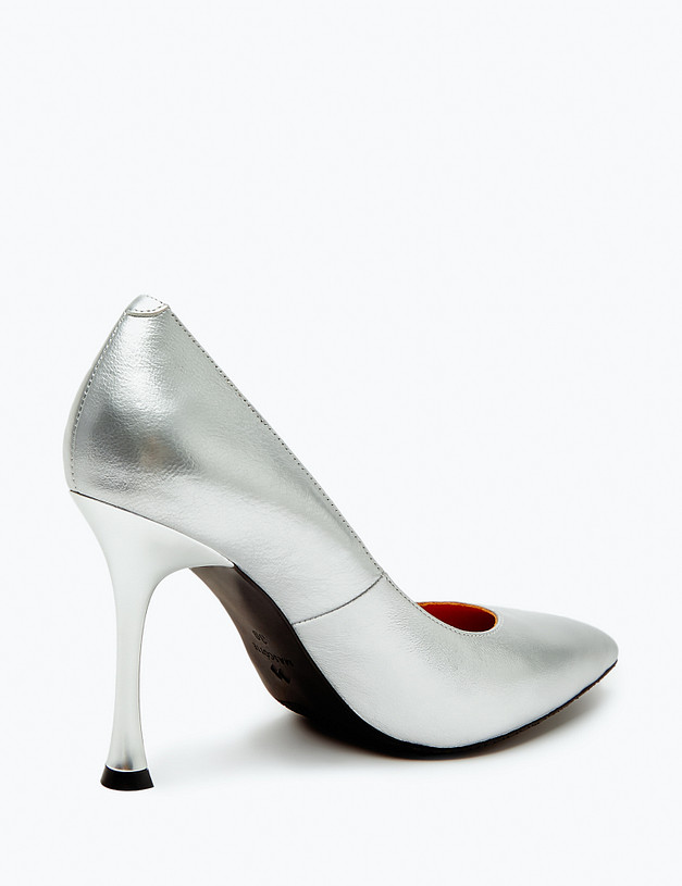 Серебристые женские туфли MASCOTTE 172-318711-0516 | ракурс 3