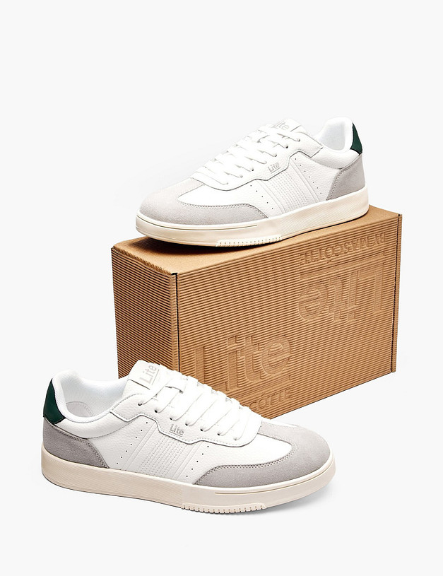 Белые мужские полуботинки MASCOTTE 189-611021-0601 | ракурс 6