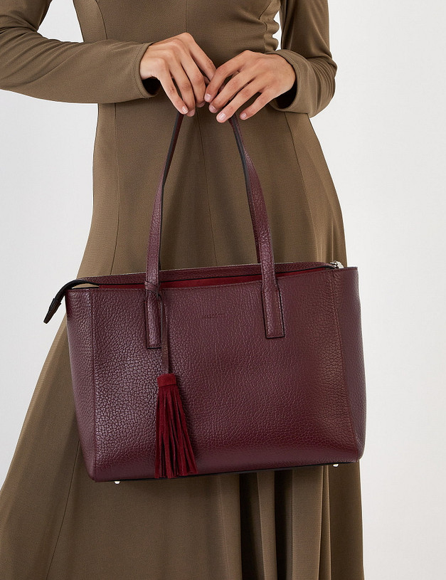 Бордовая женская сумка MASCOTTE 697-1203-105 | ракурс 1