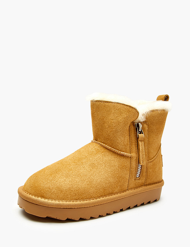 Рыжие угги для девочек MASCOTTE 234-525031-0213 | ракурс 2 Рыжие угги для девочек MASCOTTE 234-525031-0213 | ракурс 2