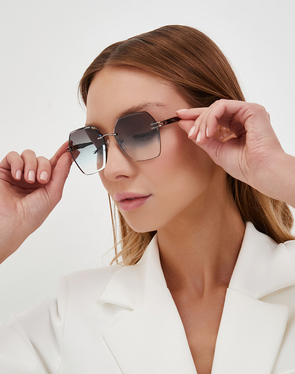 793-5116-7711 Очки женские и.мат. голуб, Mascotte