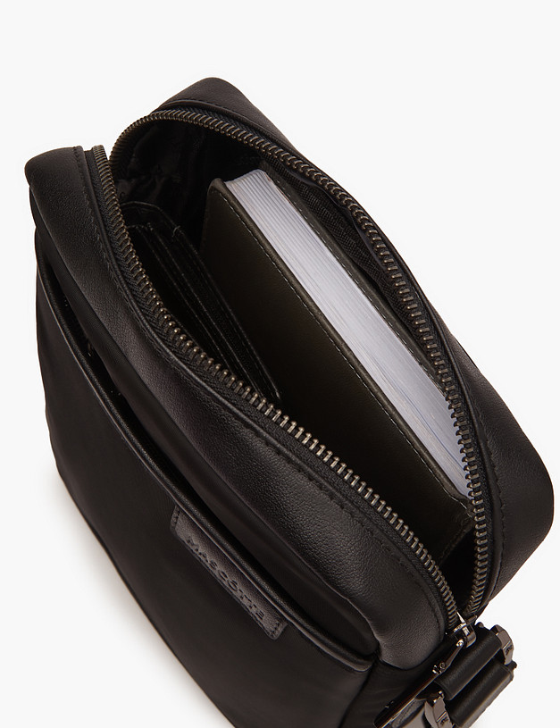 Черная мужская сумка MASCOTTE 604-3225-202 | ракурс 8 Черная мужская сумка MASCOTTE 604-3225-202 | ракурс 8