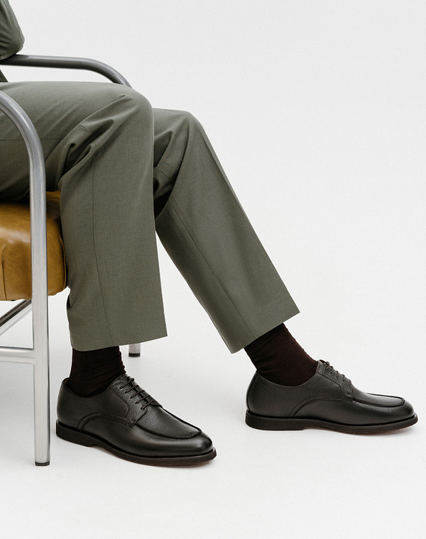 175-5130612-8502M Полуботинки мужские нат.кожа/нат.кожа корич, Mascotte