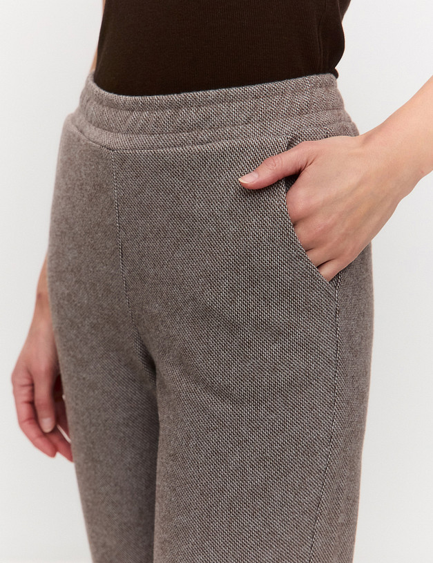 Светло-коричневые женские брюки MASCOTTE 790-5203-2409 | ракурс 3