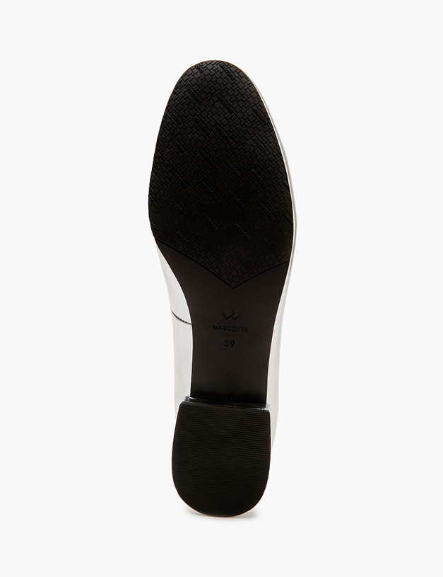 Серебристые женские туфли Мэри Джейн MASCOTTE 100-411211-0116 | ракурс 6