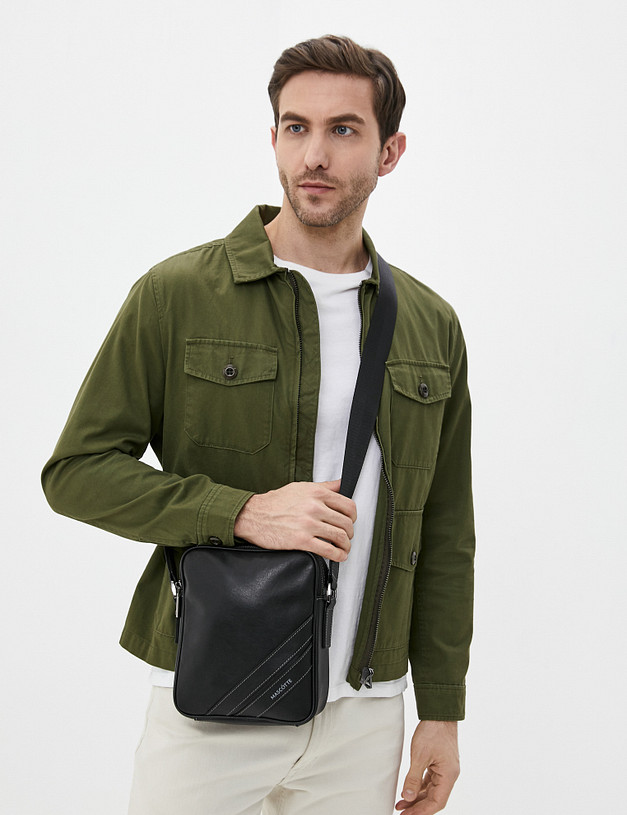 Черная мужская сумка MASCOTTE 604-1112-102 | ракурс 1