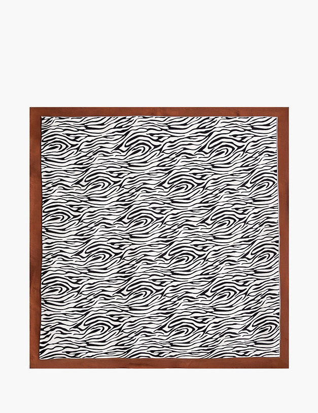 Коричневый женский платок MASCOTTE 766-6104-2409 | ракурс 3