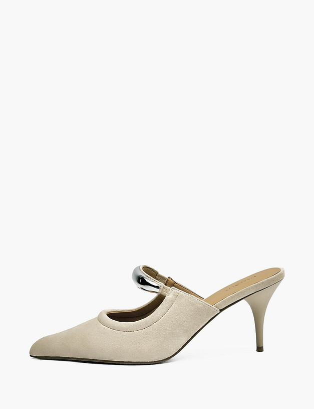 Бежевые женские сабо MASCOTTE 126-612616-5611M | ракурс 1