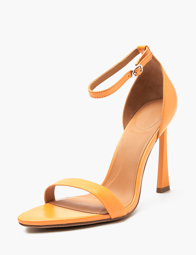 Оранжевые женские босоножки MASCOTTE 175-4123011-6544M | ракурс 2