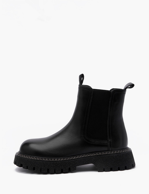 Черные женские челси MASCOTTE 58-225921-0102 | ракурс 1