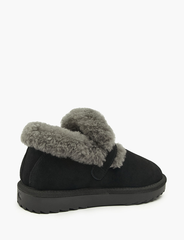 Черные женские угги MASCOTTE 234-42251355-0202 | ракурс 3 Черные женские угги MASCOTTE 234-42251355-0202 | ракурс 3