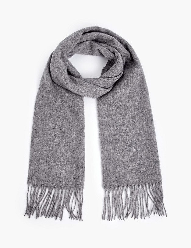 Серый женский шарф MASCOTTE 766-5205-5100 | ракурс 2