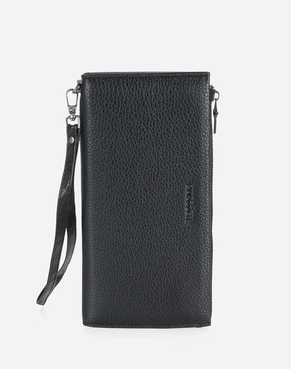 622-9129-102 Портмоне муж. нат.кожа/текстиль черн, Mascotte