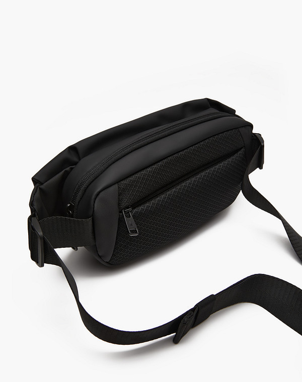 698-4108-602 Сумка мужская и.кожа/текстиль черн, S, Mascotte Lite