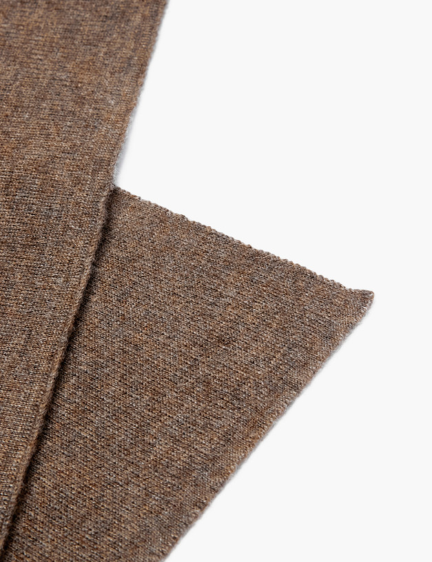 Коричневый мужской шарф MASCOTTE 766-2202-509 | ракурс 3