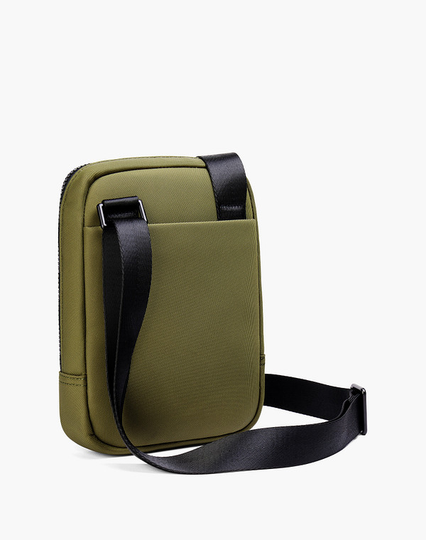 604-5229-204 Сумка мужская текстиль-и.кожа/текстиль зелен-черн, S, Mascotte