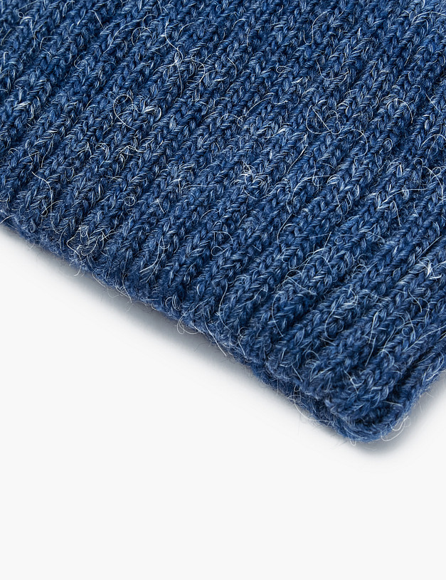 Синяя женская шапка MASCOTTE 781-2202-503 | ракурс 2