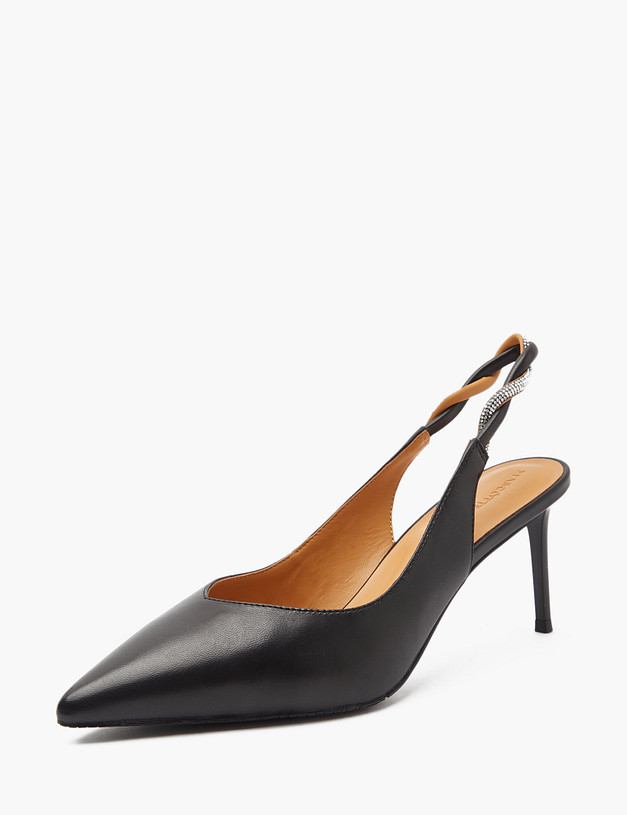 Черные женские босоножки MASCOTTE 175-4127311-3501M | ракурс 2