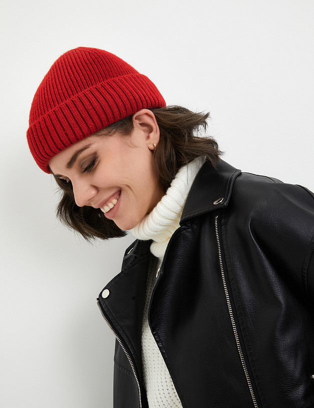 Красная шапка-бини MASCOTTE 781-3242-7505 | ракурс 1