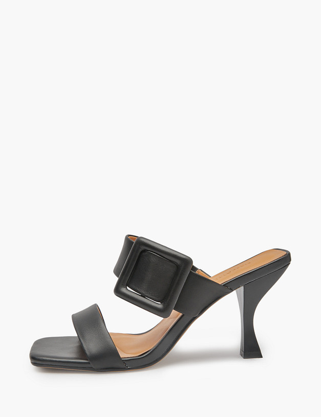 Черные женские мюли MASCOTTE 126-512511-3501M | ракурс 1