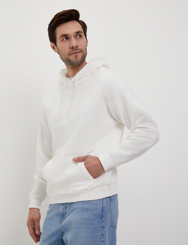 Белое мужское худи MASCOTTE 848-4128-2601 | ракурс 3
