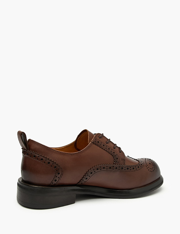 Коричневые женские броги MASCOTTE 58-520711-0109 | ракурс 3