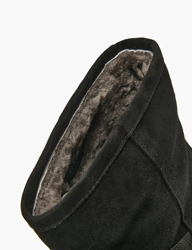 Черные женские зимние ботинки MASCOTTE 22-5280135-3605M | ракурс 6 Черные женские зимние ботинки MASCOTTE 22-5280135-3605M | ракурс 6