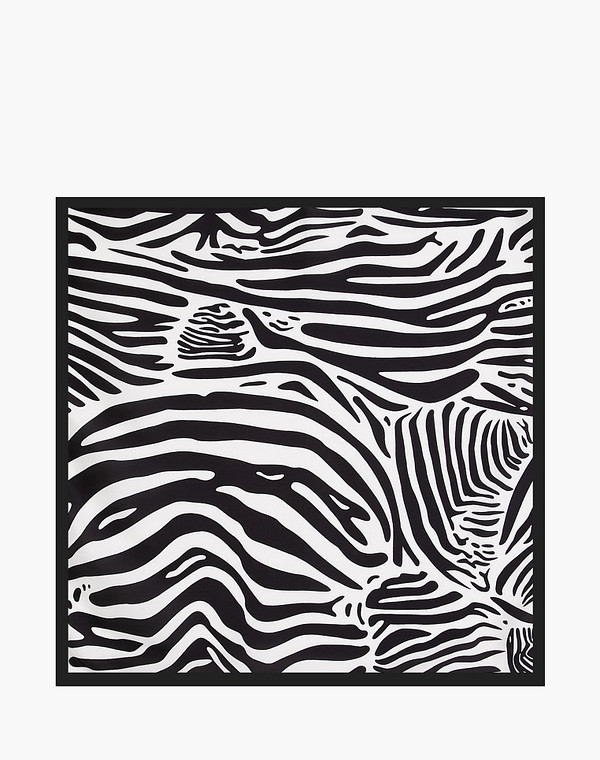 766-6109-2421 Платок женский черн/бел, Mascotte