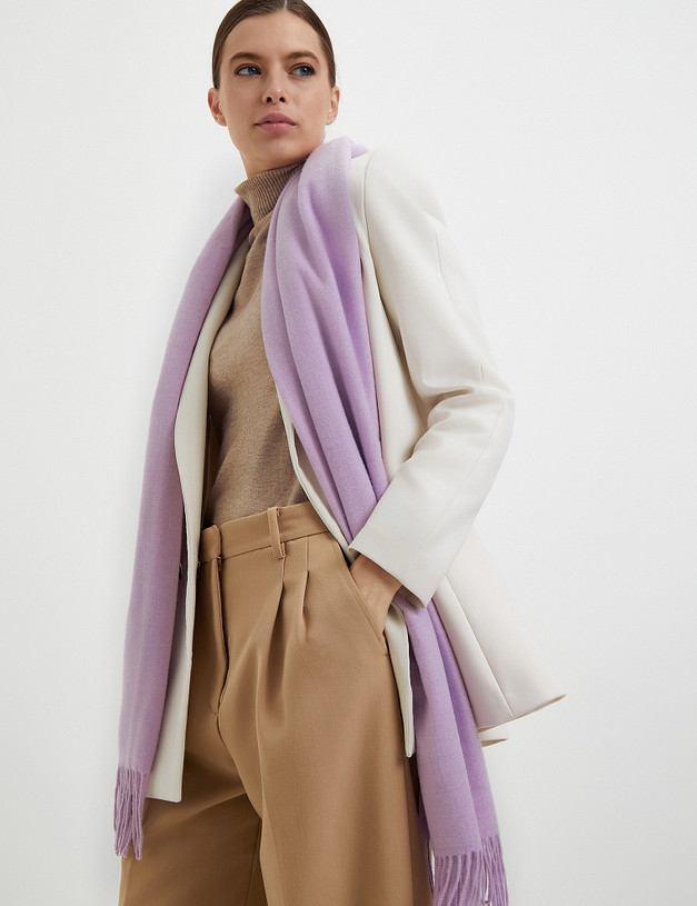 Фиолетовый женский шарф MASCOTTE 766-3230-2407 | ракурс 1