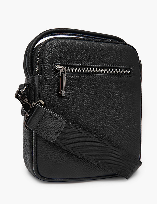 Черная мужская сумка-планшет MASCOTTE 602-3118-102 | ракурс 3 Черная мужская сумка-планшет MASCOTTE 602-3118-102 | ракурс 3