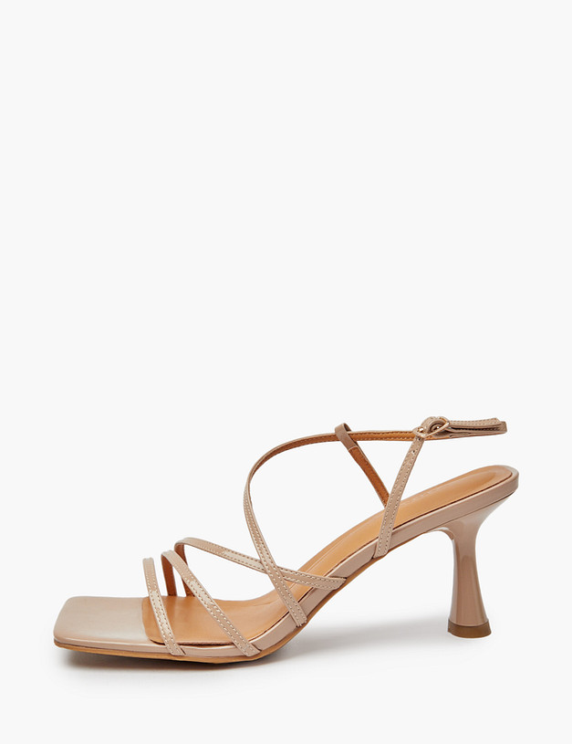 Бежевые женские босоножки MASCOTTE 233-513911-3760M | ракурс 1 Бежевые женские босоножки MASCOTTE 233-513911-3760M | ракурс 1