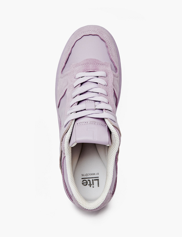 Фиолетовые женские кеды MASCOTTE 47-410621-0107 | ракурс 4 Фиолетовые женские кеды MASCOTTE 47-410621-0107 | ракурс 4