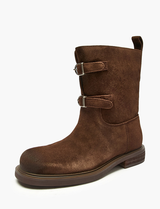 Коричневые женские ботинки MASCOTTE 234-521421-0209 | ракурс 4