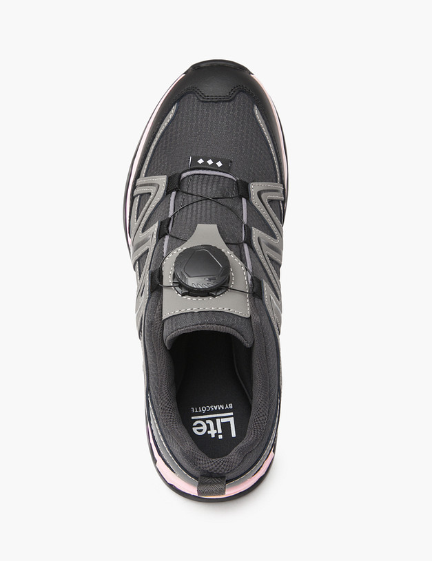 Серые женские кроссовки MASCOTTE 189-420622-0210 | ракурс 5