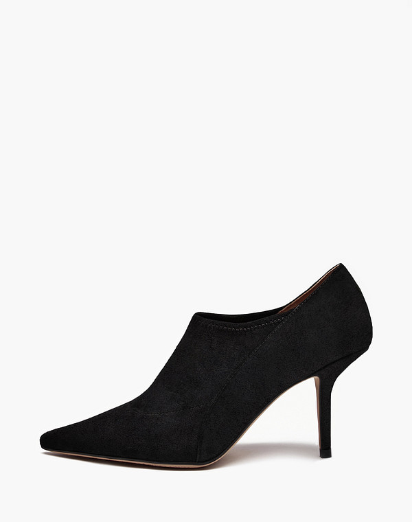 15-610111-0602 Ботинки женские велюр-текстиль/нат.кожа черн, Mascotte