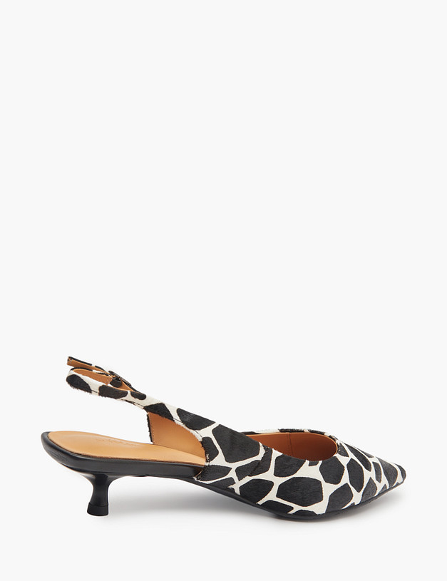 Женские туфли с анималистичным принтом MASCOTTE 100-514611-0121 | ракурс 3 Женские туфли с анималистичным принтом MASCOTTE 100-514611-0121 | ракурс 3