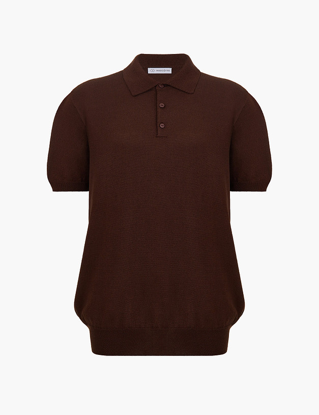 Коричневый мужской джемпер MASCOTTE 990-6103-2609 | ракурс 1