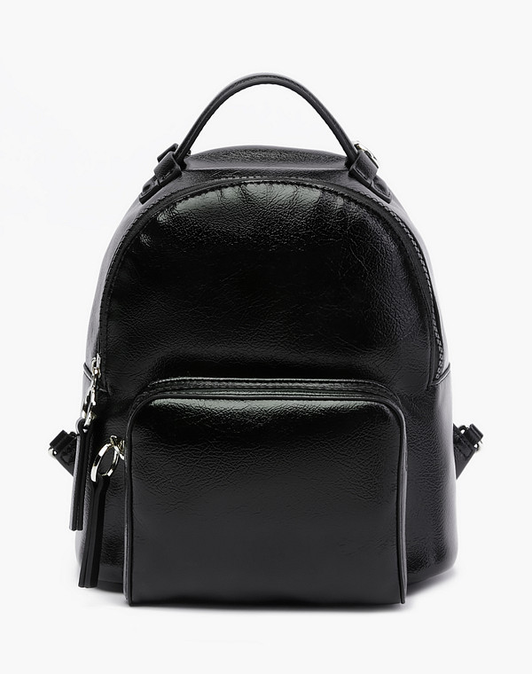 604-2136-602 Рюкзак женский и.кожа/текстиль черн, S, Mascotte