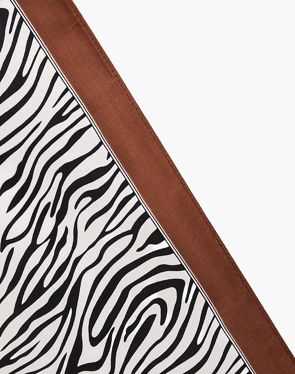 766-6104-2409 Платок женский корич, Mascotte