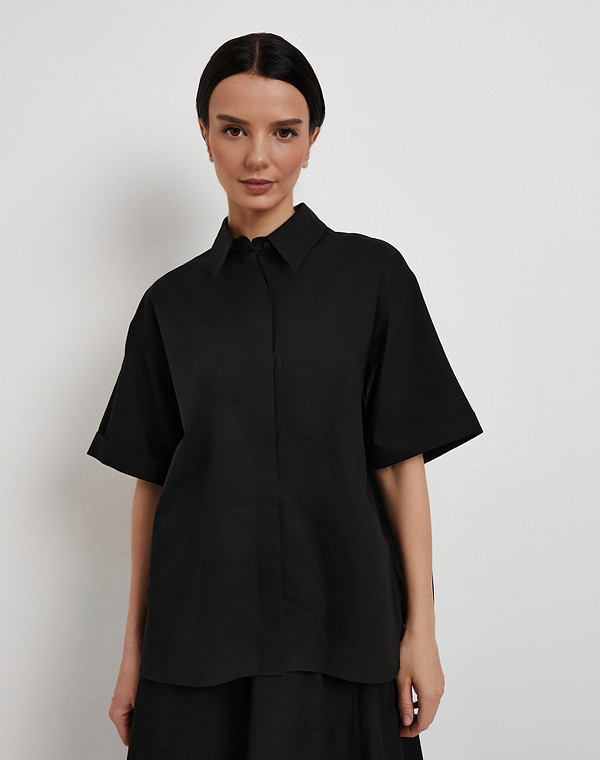 835-6104-2602 Блузка женская черн, Mascotte