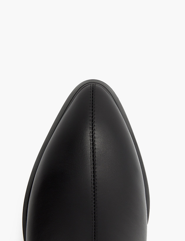 Черные женские ботильоны из кожи MASCOTTE 234-310121-0102 | ракурс 4